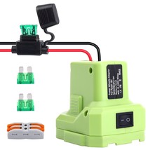 Power Wheel Adapter With Fuse &amp; Wire Terminal, Compatible With Ryobi 18V One+ Ba - £15.97 GBP