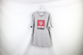 Vtg 90s Nike Mens Large Spell Out USMNT USA Soccer Big Swoosh T-Shirt Gray USA - £62.02 GBP