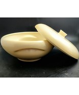 Iroquois Russel Wright Lemon Yellow Knob-Handled Lidded Casserole c.1955... - $69.10 CAD