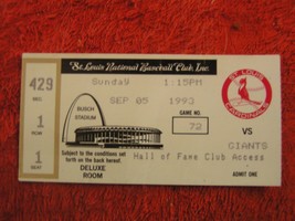 MLB St. Louis Cardinals Full Unused Ticket Stubs Various Years 1993-2016 - $3.95