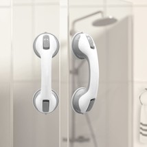 Nlaahce Shower Handle Gen2 - 12&quot; 2-Grab Bars For Bathroom, Ultra, Count/... - $33.99