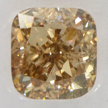 Cushion Shape Diamond Natural Fancy Brown Loose 1.23 Carat SI2 IGI Certificate - £1,235.00 GBP