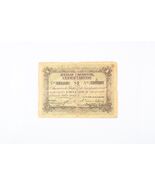 1910 Timor 1 Pataca Nota Banco Cappello Ultramarino Portoghese VG P #1 - $4,547.87 MXN