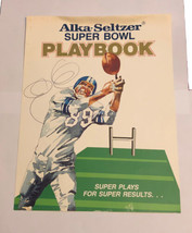 Alka Seltzer Super Bowl Playbook Vintage 1989 Fold-Out Promo Sweepstakes Ad - £10.91 GBP