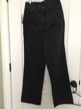 JINGDONG Adult Black Pinstripe Jeans Pockets Size 29 Unisex - £30.44 GBP