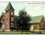 Catholic Church Camden Maine ME UNP DB Postcard Y7 - £2.36 GBP