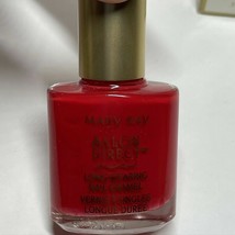 MARY KAY Salon Direct Long-Wearing Nail Enamel RAVISHING RED  New - $5.39