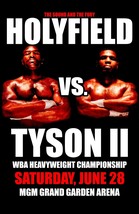 Mike Tyson vs Evander Holyfield II 2 Fight Poster | Wall Art | Boxing | NEW USA - £15.97 GBP