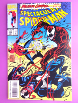SPECTACULAR SPIDER-MAN  #202  FINE/VF  MAXIMUM CARNAGE COMBINE SHIP  BX2... - $4.99