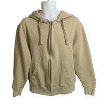 Old Navy Mens Essential Full Zip Hoodie Stones Throw Size Large Preowned - £11.59 GBP