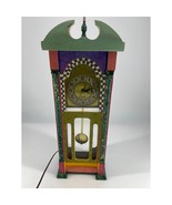 Mackenzie Childs Inspired Vintage Clock Unique Rare Collectible Wood Col... - $4,621.85 MXN