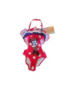 Disney Store Minnie Mouse One Piece Swimsuit Red Size 3T  - €17,12 EUR