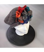 Platania Gray Wool Blend Hat Multi-Color Accents With A Boho Vibe Made I... - €41,93 EUR