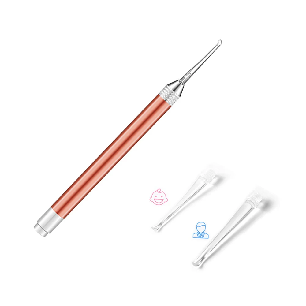 Baby Ear Cleaner Spoon LED Flash Light Ear  Curette Picker Visual Children Earpi - $48.43