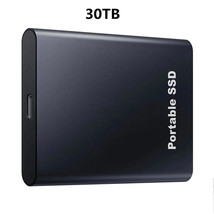 Portable External Hard Drive Disks 30TB USB 3.1 SSD Memory Disk Storage ... - £51.79 GBP