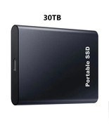 Portable External Hard Drive Disks 30TB USB 3.1 SSD Memory Disk Storage ... - £49.26 GBP