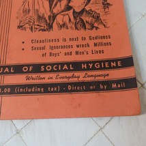 Father &amp; Son Manual of Social Hygiene 1946 VTG Paperback by Mildred A Horn - £15.20 GBP