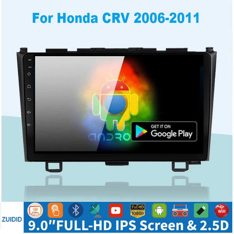 2 din Android Auto Radio for Honda CR-V 3 RE CRV 2007-2011 Car Radio Car - £86.23 GBP+