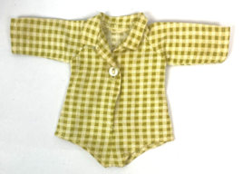 Vintage Madame Alexander Kins 8” Doll Wendy Dude Ranch Check Body Suit 1950s - $34.00