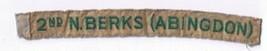 Boy Scouts 2nd N Berks Abingdon 3&quot; x 1/2&quot; Gold On Green - £2.29 GBP