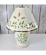 Lenox Holiday Candle Lamp Votive Holder With Shade Porcelain 7” In Origi... - €20,39 EUR