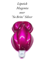 All Kandys Lipstick Magenta Over Glowin&#39; So Brite Silver Wet Plus Clear Coat Kit - £291.99 GBP+