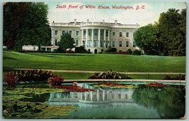 White House South Front Washington DC UNP Unused DB Postcard H13 - £2.24 GBP