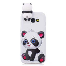 Anymob Samsung Case White Panda Soft Silicone 3D Unicorn Panda Phone Cover - £21.49 GBP
