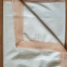 Vintage Estate Handmade Table Runner Pink White 38x13 Inch - €7,81 EUR