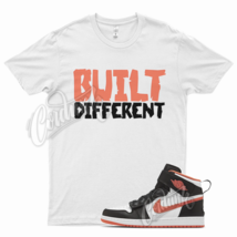 White BUILT T Shirt for J1 1 Hi FlyEase Turf Orange Black 90 270 - £20.49 GBP+