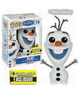 Funko Pop Glitter Olaf EE EXCLUSIVE Disney Frozen Vinyl Figure NEW - $335.34 MXN