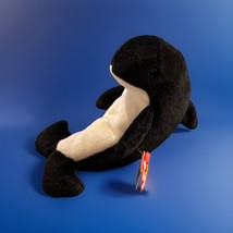 Ty Waves Beanie Baby Dolphin 1996 PVC Collectable With Tag Error - Missi... - $29.99