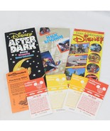 Walt Disney World Magic Kingdom Guide Map Book Lot 1995 After Dark + TIm... - $25.47