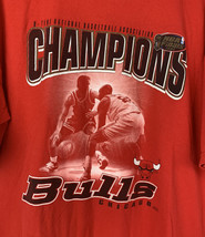 Vintage Chicago Bulls T Shirt 1998 NBA Finals Jordan Pippen NBA Mens XL 90s - £31.33 GBP