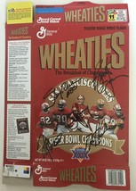 San Francisco 49ers Team Signed Autographed XXIX Super Bowl Champs Wheaties Box - £79.08 GBP