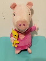 Peppa Pig Sleep &amp; Oink Talking Bedtime 12&quot; Plush No Sound - £5.59 GBP