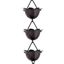 18022 Aluminum Lotus Large Cup Rain Chain, 8-1/2 Feet Length Replacement... - £89.51 GBP