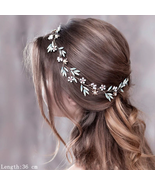 Blue Crystal Hair Vine, Something Blue Hairpiece, Crystal Bridal Hair Vi... - $623.38 MXN