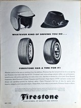 1964 FIRESTONE &quot;Symbol Of Quality and Service&quot; Tires-Automotive Vintage ... - €9,31 EUR