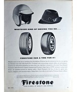 1964 FIRESTONE &quot;Symbol Of Quality and Service&quot; Tires-Automotive Vintage ... - $14.71 CAD