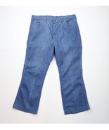Vintage 70s Streetwear Mens 38x27 Faded Wide Leg Bell Bottoms Denim Jean... - $135.33 CAD