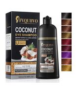 BestBy08/26 Hair Dye Shampoo 3-in-1 Coconut Oil Instant Color Cherry Brown - $118.69 MXN