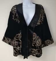 Cocoon House Top Kimono Sleeve Handmade Silk Wearable Art Women Size Large XL - £39.46 GBP