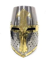 NauticalMart Crusader Great Helm Medieval Knights Templar Helmet Armor S... - $199.00