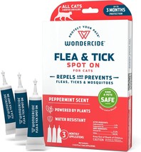 Wondercide Flea and Tick Spot On for Cats-Peppermint - £20.46 GBP
