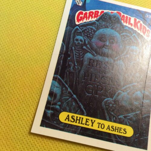 Primary image for 1987 Topps Garbage Pail Kids Ser 8 334a Ashley To Ashes 334b Dustin To Dust MINT