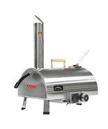 Pizza Oven Outdoor 12&quot; Automatic Rotatable Pizza Ovens Portable Stainles... - £217.74 GBP