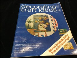 Decorating &amp; Craft Ideas Magazine February 1972 Folk Art Shadow Box - $10.00