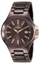 Invicta Men&#39;s 12549 Ceramics Brown Dial Brown Ceramic Watch MSRP $895 - £87.92 GBP