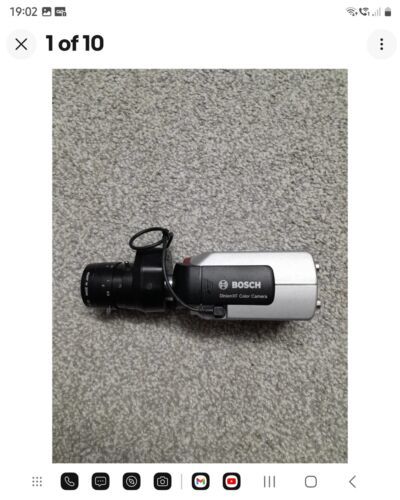 BOSCH LTC0610/11 DIGITAL COLOR CAMERA & Rainbow - 1:1.6 LENS Untested
